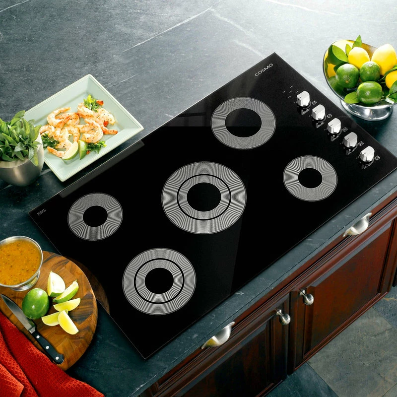 Outlet ๐ Cosmo 2PC Kitchen Package With 36" Electric Cooktop & 24" Electric Wall Oven โจ - Image 4