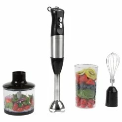 Deals 🔥 Classic Cuisine Immersion Blender 4 In1, 6 Speed Hand Mixer Set 🛒
