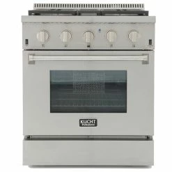 Brand new ✔️ KUCHT Pro Style 30" Dual-Fuel Range, Classic Silver, Natural Gas 🌟