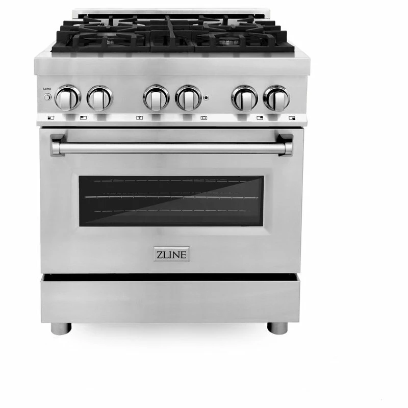 Outlet 🤩 ZLINE Kitchen And Bath ZLINE Range With Gas Stove And Electric Oven In Stainless Steel, 30" 🌟 - Image 2