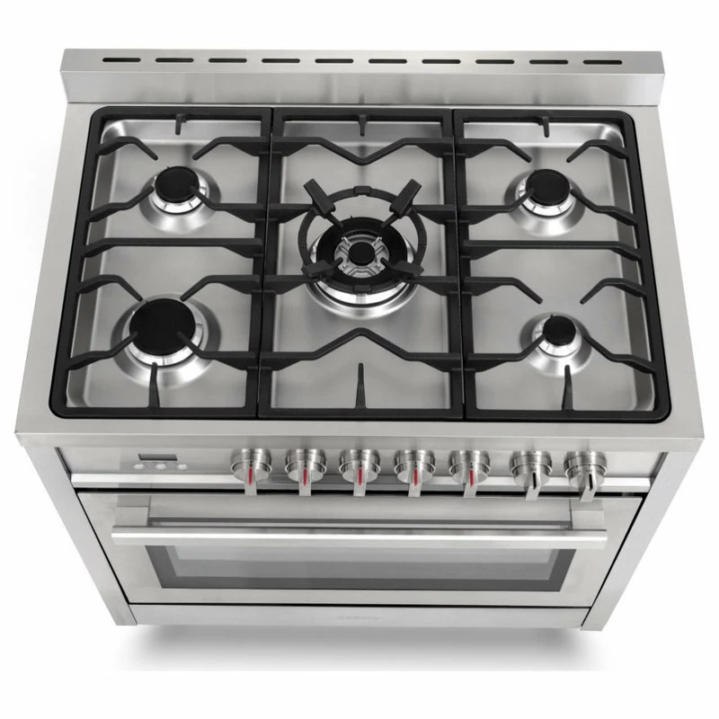 Deals ๐ Cosmo 2-Piece Kitchen, 36" Dual Fuel Range And 36" Wall Mount Range Hood โ - Image 7