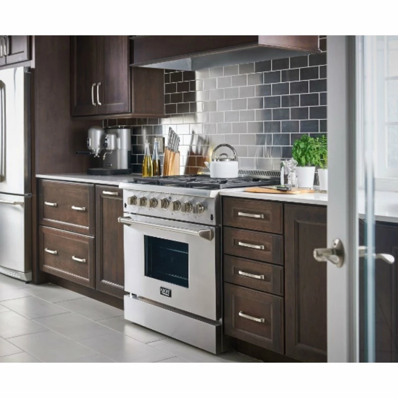 Brand new ✔️ KUCHT Pro Style 30" Dual-Fuel Range, Classic Silver, Natural Gas 🌟 - Image 9