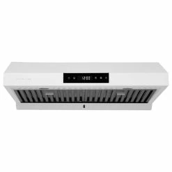 Best Sale 🔥 Hauslane | Chef Series PS18 Under Cabinet Kitchen Range Hoods, Matt White, 30" 💯