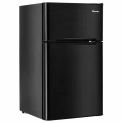 Budget 🔥 Costway Refrigerator Small Freezer Cooler Fridge Compact 3.2 Cu Ft. Unit ✨