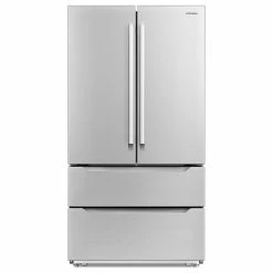 Buy 🤩 Cosmo 22.5 Cu. Ft. 4-Door French Door Refrigerator With Pull Handle 💯