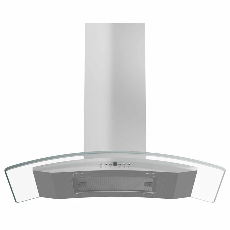Outlet 😉 ZLINE Kitchen And Bath Zline 30" 400 Cfm Island Mount Range Hood In Stainless Steel & Glass Gl14i-30 ⌛ - Image 5