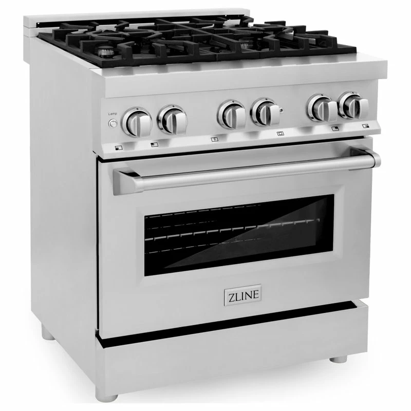 Outlet 🤩 ZLINE Kitchen And Bath ZLINE Range With Gas Stove And Electric Oven In Stainless Steel, 30" 🌟 - Image 3