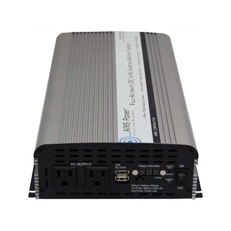 Outlet 😉 Aims 1500W Inverter With Battery Charger And Transfer Switch 🔔 - Image 2