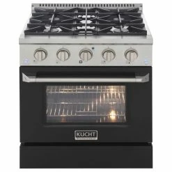 New ๐งจ KUCHT Pro-Style 30" 4.2 Cu. Ft. Range, Black, Natural Gas ๐ฅฐ