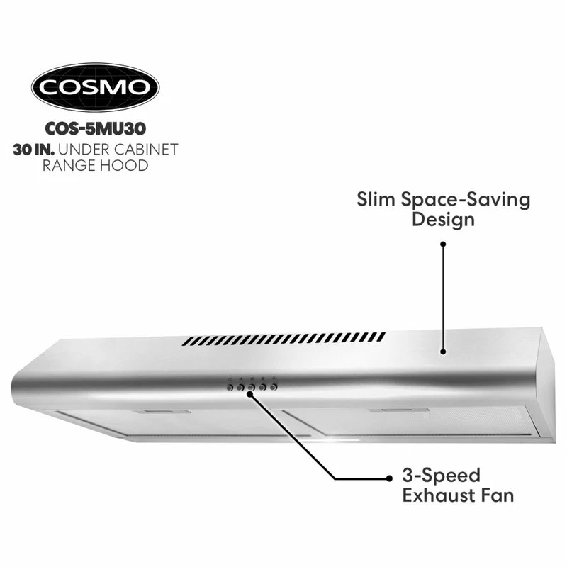 Top 10 🔔 Cosmo Appliances Cosmo Stainless Steel Ducted Under-Cabinet Range Hood, 30 ✔️ - Image 8