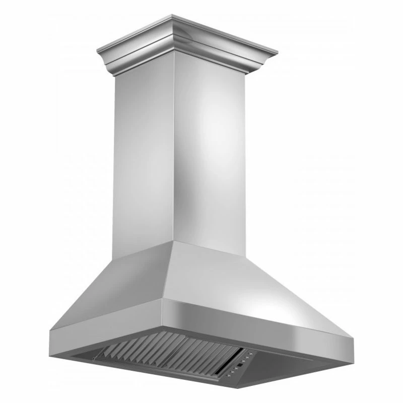 Wholesale 🎉 ZLINE Kitchen And Bath ZLINE Convertible Vent Wall Mount Range Hood In Stainless Steel & Crown Molding 👍 - Image 5