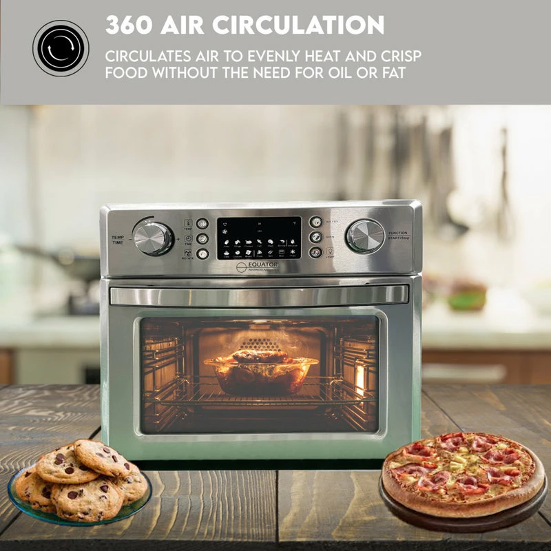 Promo ๐ Conserv By Equator Equator 0.9cu.ft.Air Fryer+Convection Oven+Pizza Oven+Grill+Dehydrator Stainless ๐ - Image 15