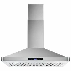 Best Pirce 💯 Cosmo Ducted Wall Mount Range Hood In Stainless Steel, Permanent Filters, 36" 😍