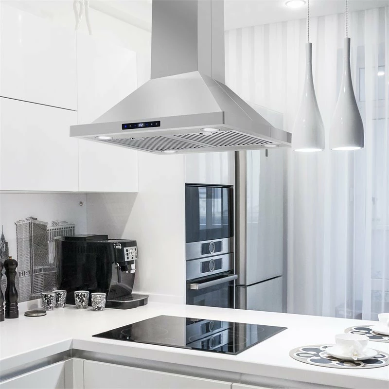 Wholesale 💯 Cosmo 30" 380 CFM Ducted Island Range Hood Kitchen Hood In Stainless Steel 👍 - Image 2