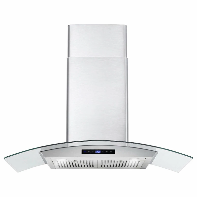 Flash Sale ⭐ Cosmo 380 CFM Wall Mount Range Hood With Touch Controls, Stainless Steel, 30" 🌟