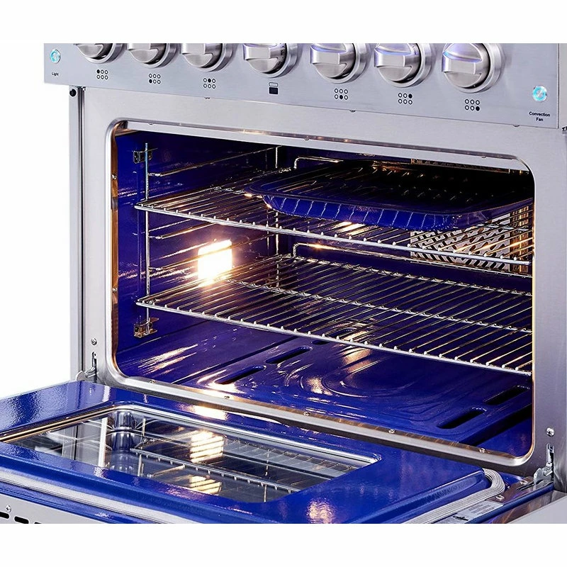 Cheapest โจ Thor Kitchen 36" Pro-Style 6 Burner Stainless Steel Gas Range HRG3618U, Natural ๐ - Image 4