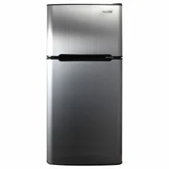 Brand new 👍 Equator ConServ 4.5cu.ft 2 Door Mini Freestanding Refrigerator With Freezer, Stainless 🎁