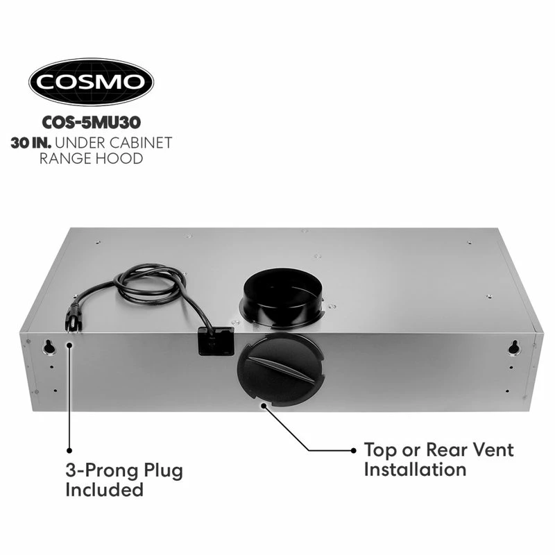 Top 10 🔔 Cosmo Appliances Cosmo Stainless Steel Ducted Under-Cabinet Range Hood, 30 ✔️ - Image 6