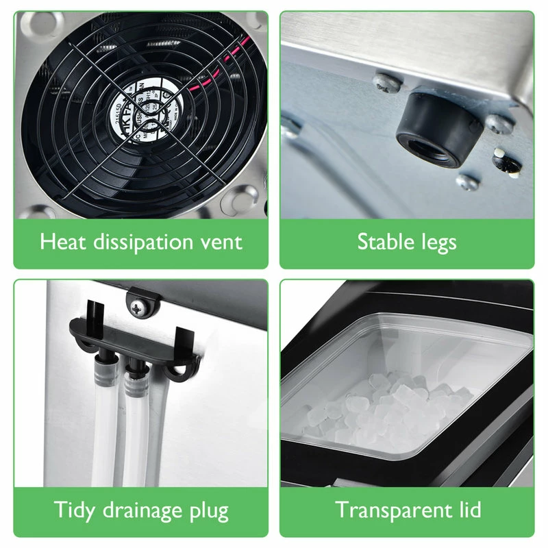 Cheapest 😉 Costway Nugget Ice Maker Machine Countertop Chewable Ice Maker 29lb/Day Self-Cleaning 🛒 - Image 4