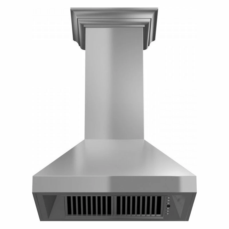 Wholesale 🎉 ZLINE Kitchen And Bath ZLINE Convertible Vent Wall Mount Range Hood In Stainless Steel & Crown Molding 👍 - Image 6
