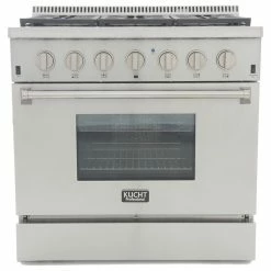 Outlet 🔥 KUCHT Pro Style 36" Stainless Steel 6 Sealed Burners, Classic Silver, Natural Ga 🎁