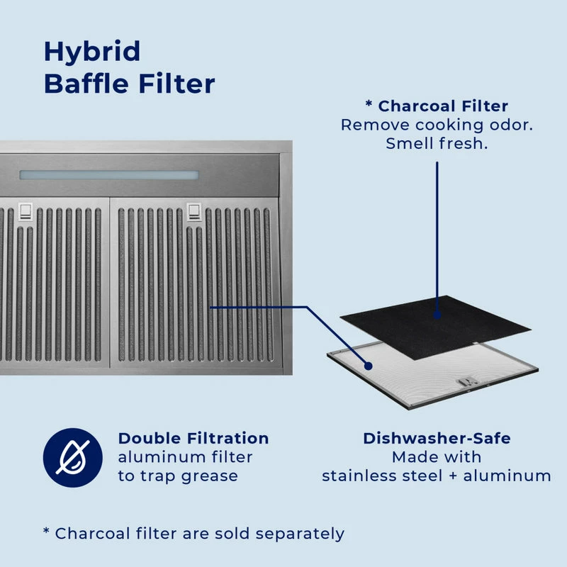 Best reviews of 🔥 Hauslane | Chef Series Range Hood B018 30" Under Cabinet Kitchen Extractor 🥰 - Image 4