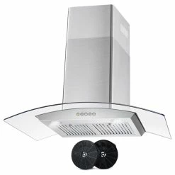 Wholesale ⌛ Cosmo Appliances Cosmo 380 CFM Wall Mount Range Vent Hood With Permanent Filters, 36" 🥰