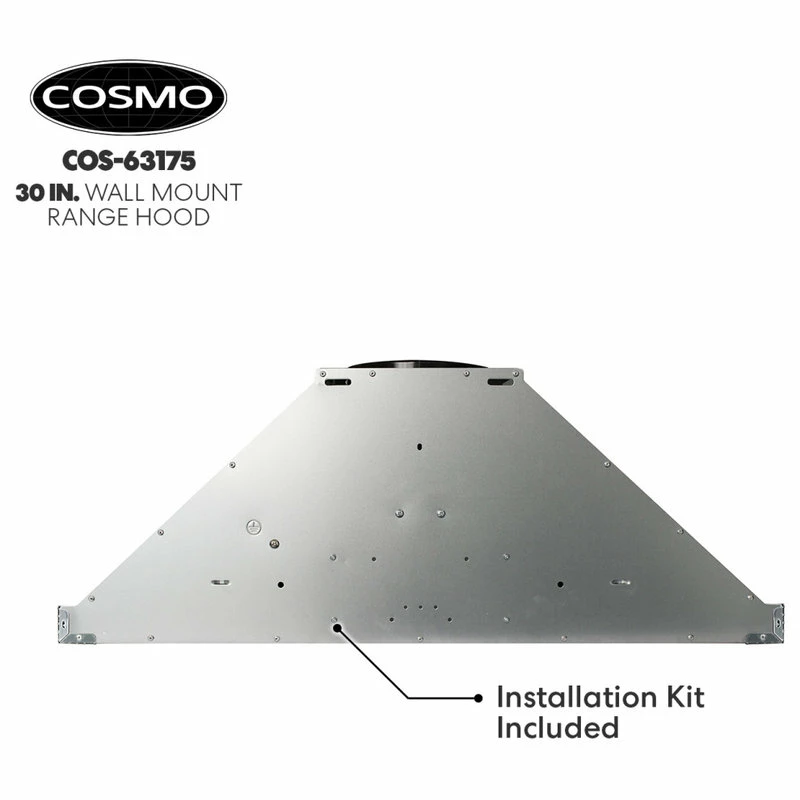 Best reviews of 🔥 Cosmo Appliances Wall Mount Range Hood With Permanent Filters, LED Lights, 30", Ducted 🎉 - Image 7
