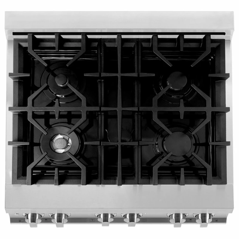 Outlet 🤩 ZLINE Kitchen And Bath ZLINE Range With Gas Stove And Electric Oven In Stainless Steel, 30" 🌟 - Image 10
