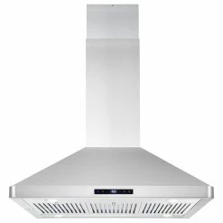 Best Pirce 🎉 Cosmo 36" 380 CFM Ducted Island Range Hood With LED Lighting In Stainless Steel 🤩