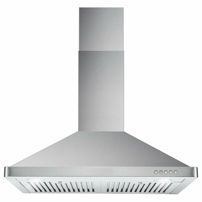 Best reviews of 🔥 Cosmo Appliances Wall Mount Range Hood With Permanent Filters, LED Lights, 30", Ducted 🎉