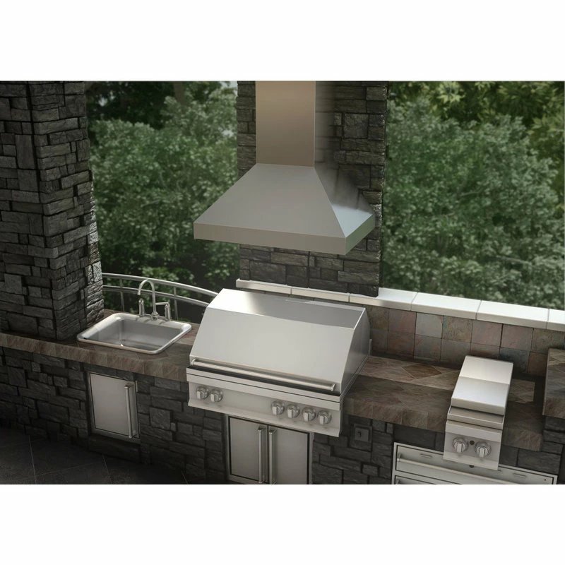 Promo โ๏ธ ZLINE Kitchen And Bath ZLINE Ducted Wall Mount Range Hood With Dual Remote Blower In Stainless Steel ๐ - Image 8