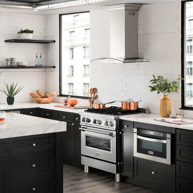 Outlet 🤩 ZLINE Kitchen And Bath ZLINE Range With Gas Stove And Electric Oven In Stainless Steel, 30" 🌟 - Image 12