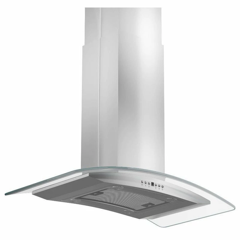 Outlet 😉 ZLINE Kitchen And Bath Zline 30" 400 Cfm Island Mount Range Hood In Stainless Steel & Glass Gl14i-30 ⌛ - Image 3
