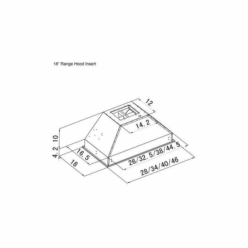 Outlet 🤩 ZLINE Kitchen And Bath Zline 28" 400 Cfm Range Hood Insert In Stainless Steel, 698-28 ⭐ - Image 8