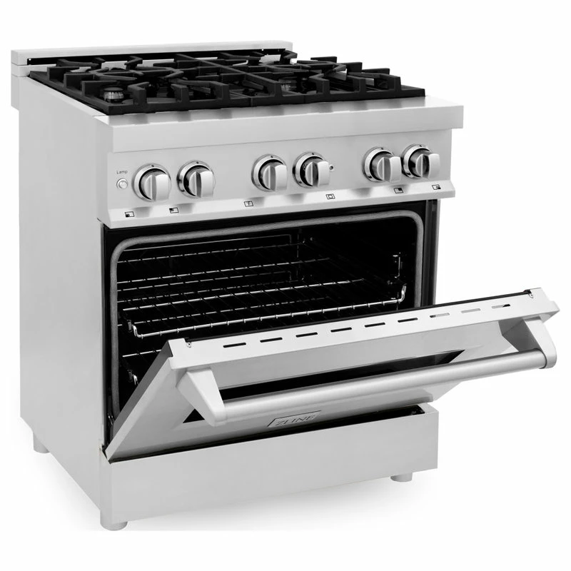 Outlet 🤩 ZLINE Kitchen And Bath ZLINE Range With Gas Stove And Electric Oven In Stainless Steel, 30" 🌟 - Image 7