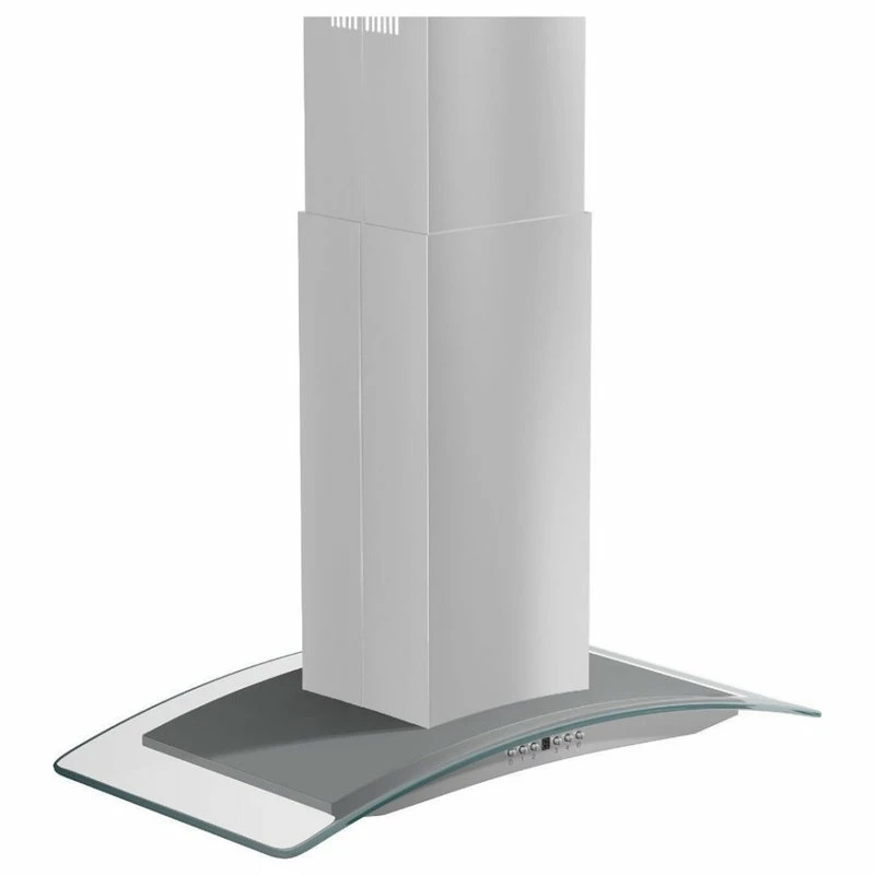 Outlet 😉 ZLINE Kitchen And Bath Zline 30" 400 Cfm Island Mount Range Hood In Stainless Steel & Glass Gl14i-30 ⌛ - Image 4