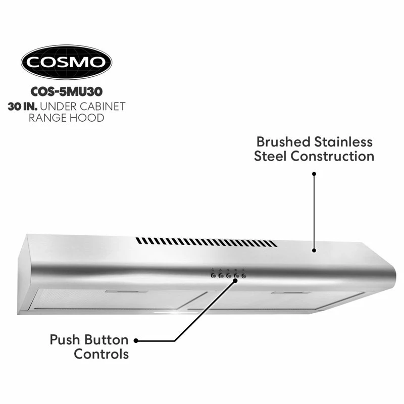 Top 10 🔔 Cosmo Appliances Cosmo Stainless Steel Ducted Under-Cabinet Range Hood, 30 ✔️ - Image 7