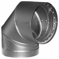 New ✔️ DuraVent 6"Diameter DVL Double-Wall 90 Degree Elbow 🤩