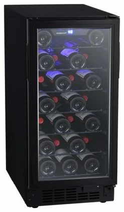 New 😉 EdgeStar BWR301BL 15"W 25 Bottle Built-In Single Zone Wine Cooler - Black 🔔